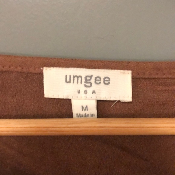 SUEDE ELBOW PATCH TEE DRESS - Picture 2 of 3